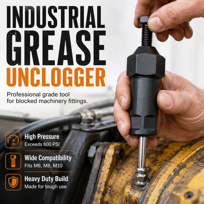 Valuethese Heavy Duty Grease Fitting Cleaner Unclog Tool