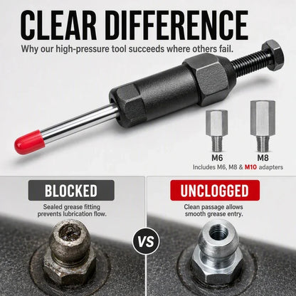 Valuethese Heavy Duty Grease Fitting Cleaner Unclog Tool