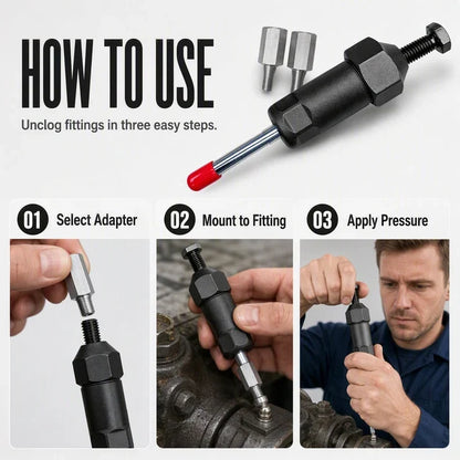 Valuethese Heavy Duty Grease Fitting Cleaner Unclog Tool