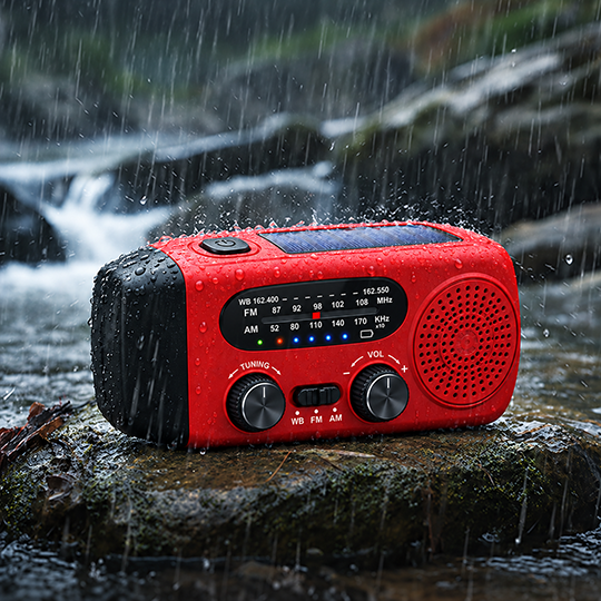 Multifunctional Portable Solar Emergency Radio – Power Bank, Hand Crank & Weather Alert for Outdoor & Crisis Preparedness 12