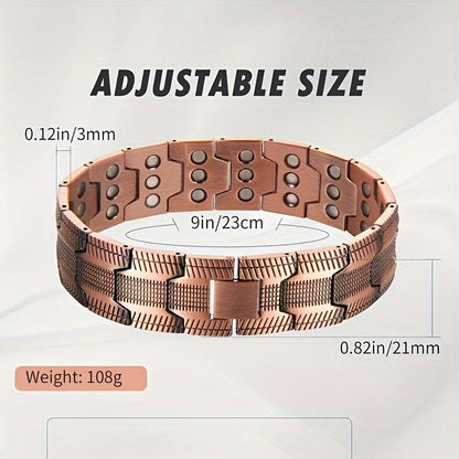 Copper magnetic bracelet——Relieve fatigue